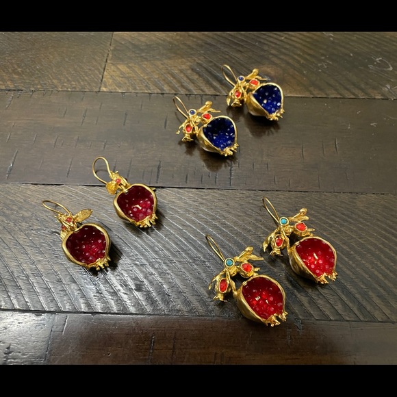 COPY - Pomegranate Earrings - Picture 1 of 4